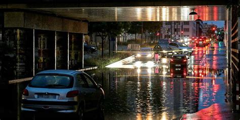 Lyon : les images impressionnantes du déluge dans .